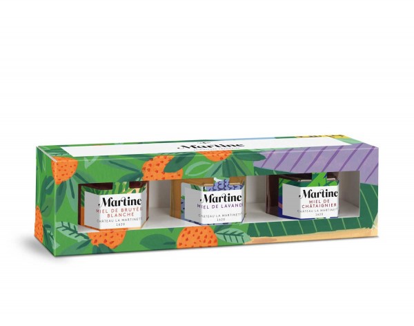 Coffret miel 3x60g