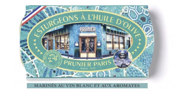 Filets d'esturgeons Prunier, marinés au vin blanc