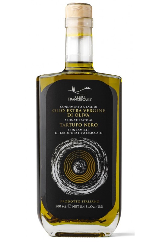 Huile d'olive extra vierge au truffe noire
