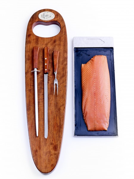 Balik Slice Board and utensils