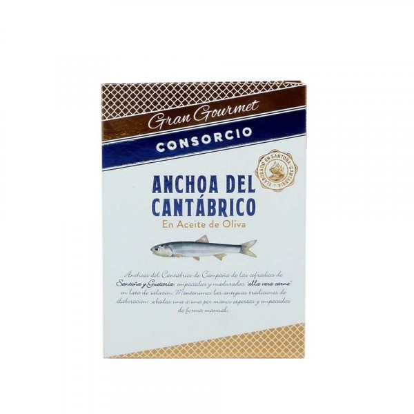 Anchois à l'huile d'olive