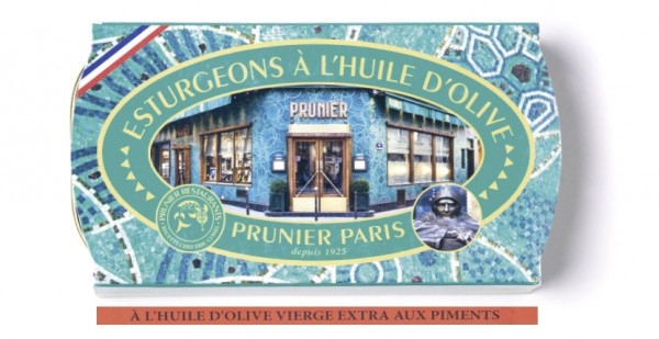 Prunier sturgeon fillets, spicy in olive oil