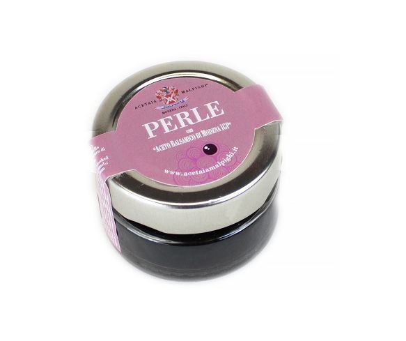 Perles de vinaigre balsamique noir