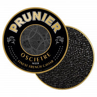 Caviar Prunier Osciètre Noir Intense - Boîte sous vide  Caviar Prunier Osciètre Noir Intense - Boîte sous vide