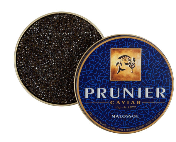 Prunier Caviar Malossol Vacuum Tin