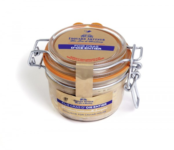 Foie d`oie cru frais, foie gras, Europe de l`Est, environ 760 g, vide