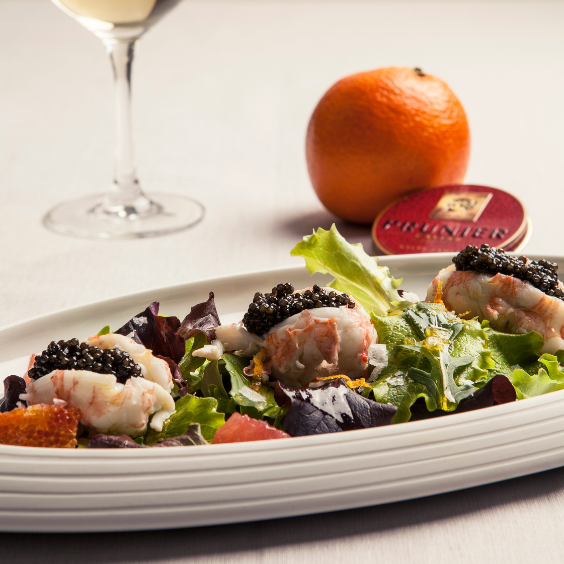 Caviar-Prunier-St-James-avec-langoustines-et-agrumes-par-Mauro-Elli_2