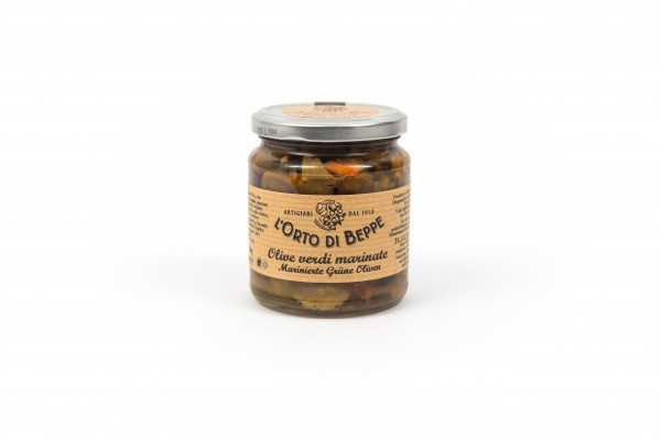Olives vertes marinées